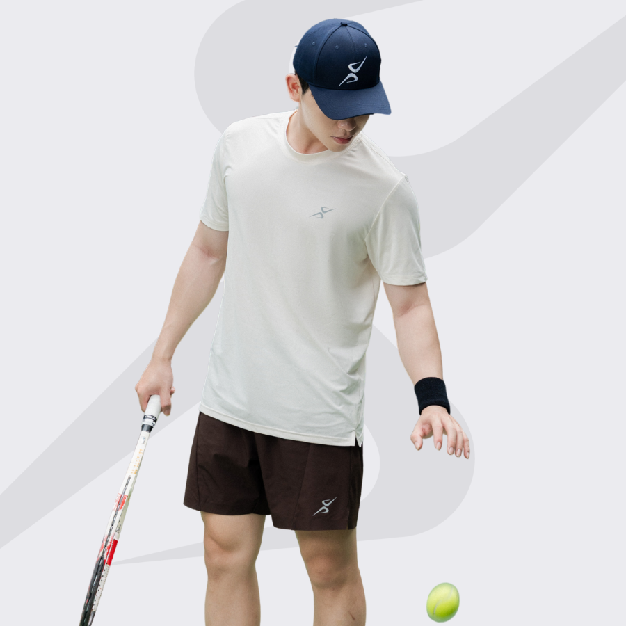 Áo thun thể thao nam VeliX Active Daily Tee Desert Sand
