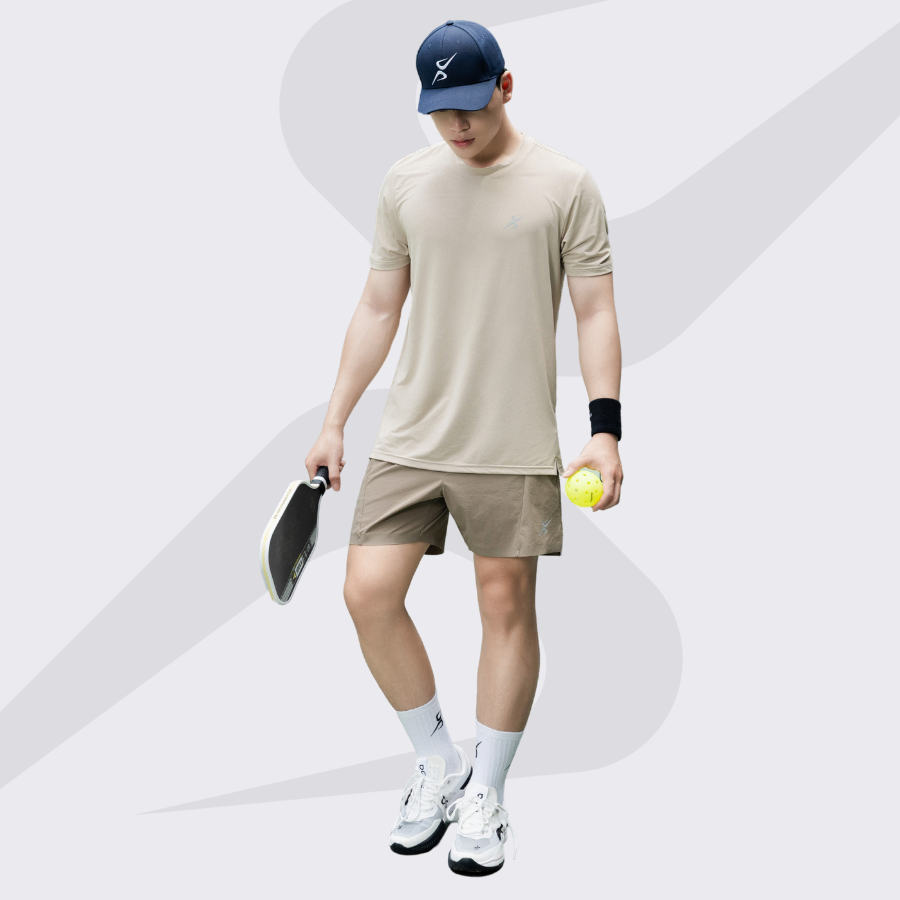Quần short thể thao nam VeliX Active Daily Shorts Seamless Desert Storm
