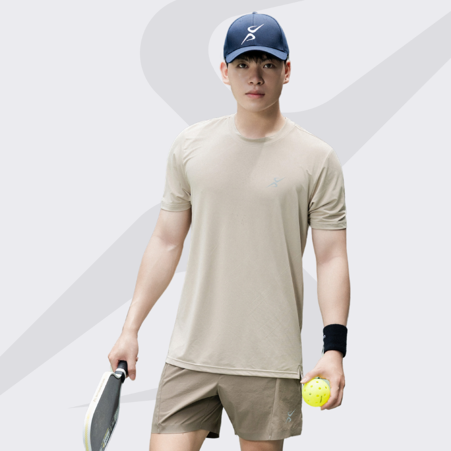 Áo thun thể thao nam VeliX Active Daily Tee Desert Storm