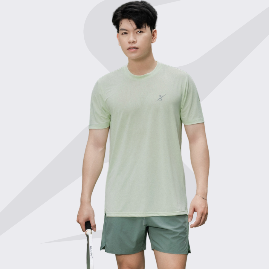 Áo thun thể thao nam VeliX Active Daily Tee Mint Green