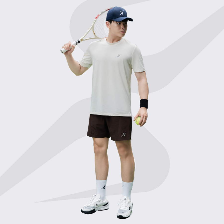 Quần short thể thao nam VeliX Active Daily Shorts Seamless Brown