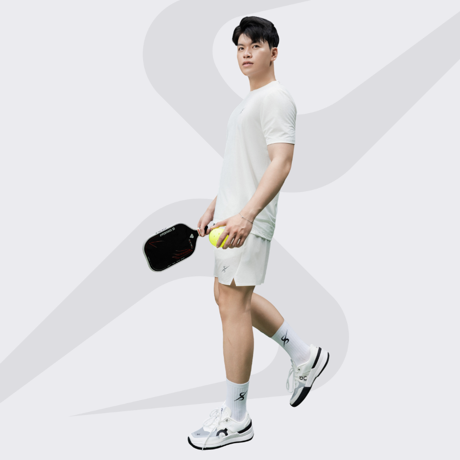 Quần short thể thao nam VeliX Active Daily Shorts Seamless White
