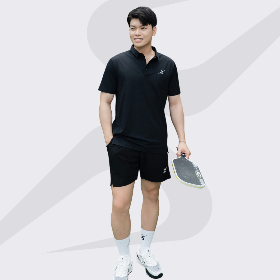 Quần short thể thao nam VeliX Active Daily Shorts Seamless Black